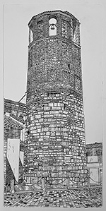 Amelia - Torre civica e campanile del Duomo