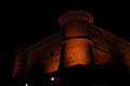 Il castello di Alviano visto di notte
